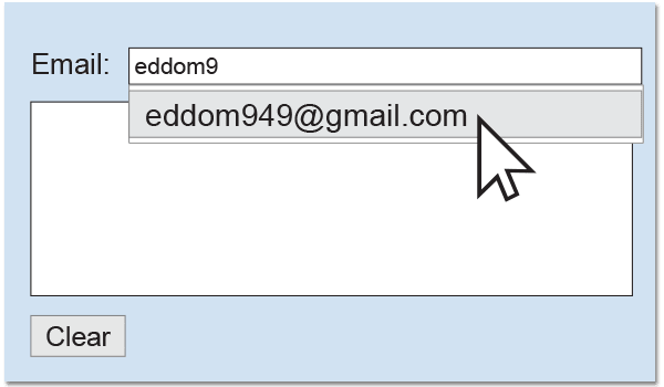 Address Autocomplete - Email Address Autocomplete